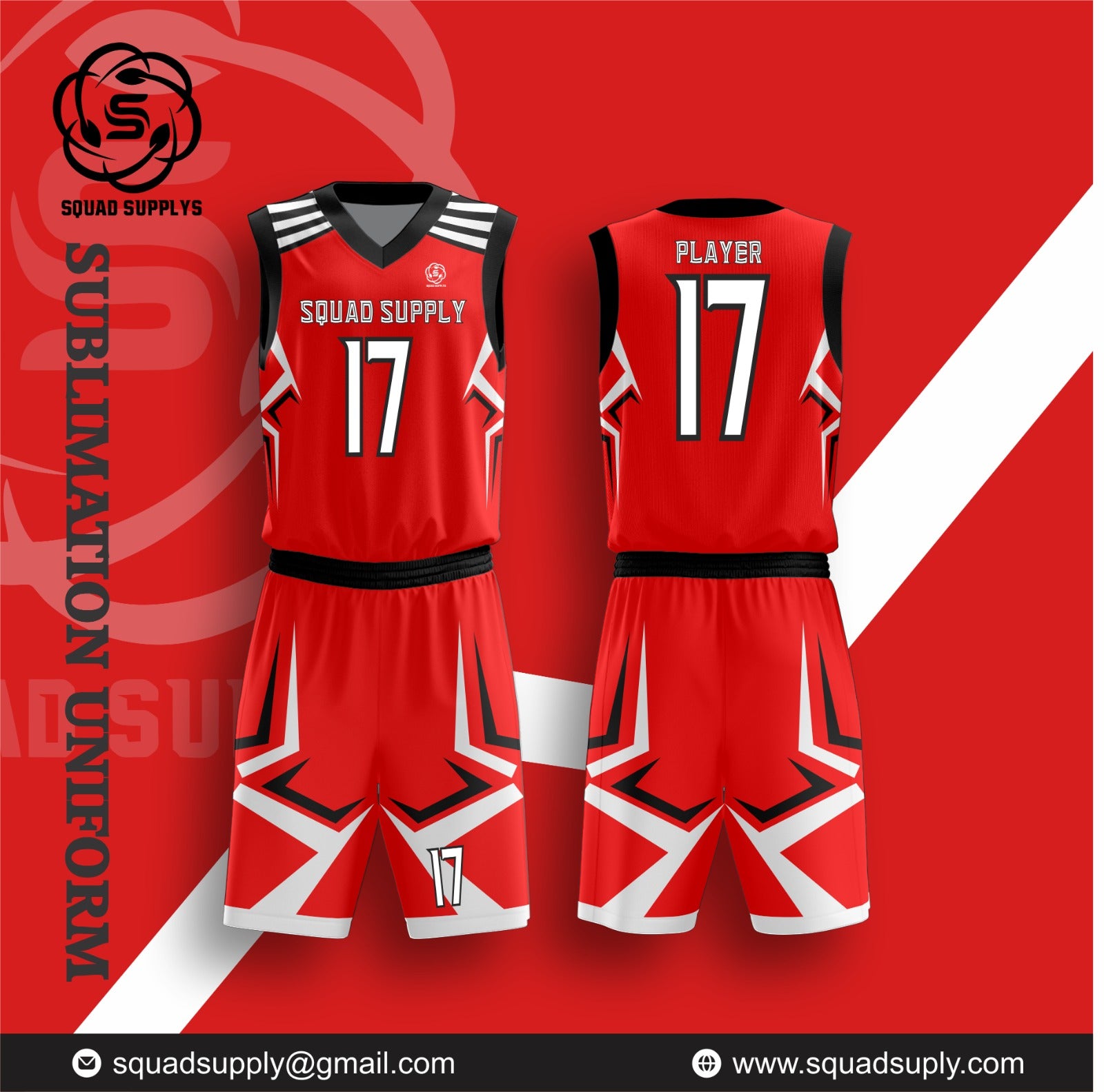 Custom Basketball Uniforms by Squad Supply 🏀

💥 Transform your team’s game with personalized jerseys!
🎨 Add your team name, player name, and number for a unique look on the court.

📦 Get FREE Mock-ups to visualize your design before production!
🚀 Perfect for basketball teams, tournaments, and clubs!

Contact us at: +92 321 80 1111 3
🌐 www.squadsupplys.com

#CustomBasketballUniforms #TeamUniforms #HighQualityApparel #PersonalizedSportswear #FactoryPrices #BasketballGear #TeamStyle #PerformanceWear #BasketballUniforms #PremiumQuality #SportsApparel